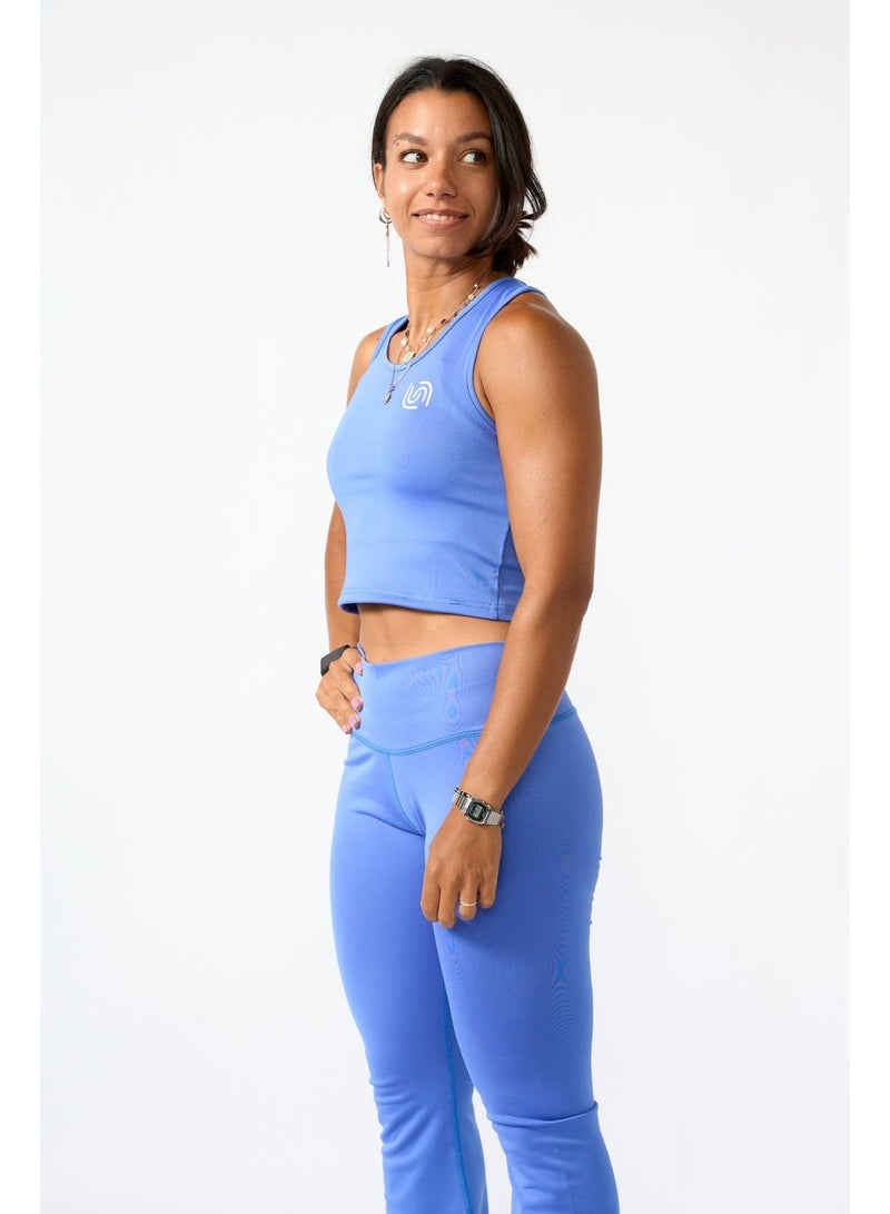 Beyond Women Mouve Essential Sleeveless Crop Top - Image 2